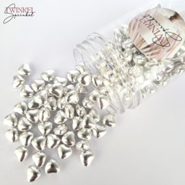 Twinkel Sprinkel Herzchen Silber - 70 gr