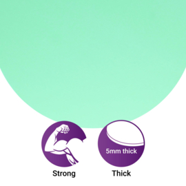 Cake Board Groen 25 cm rond (masonite)