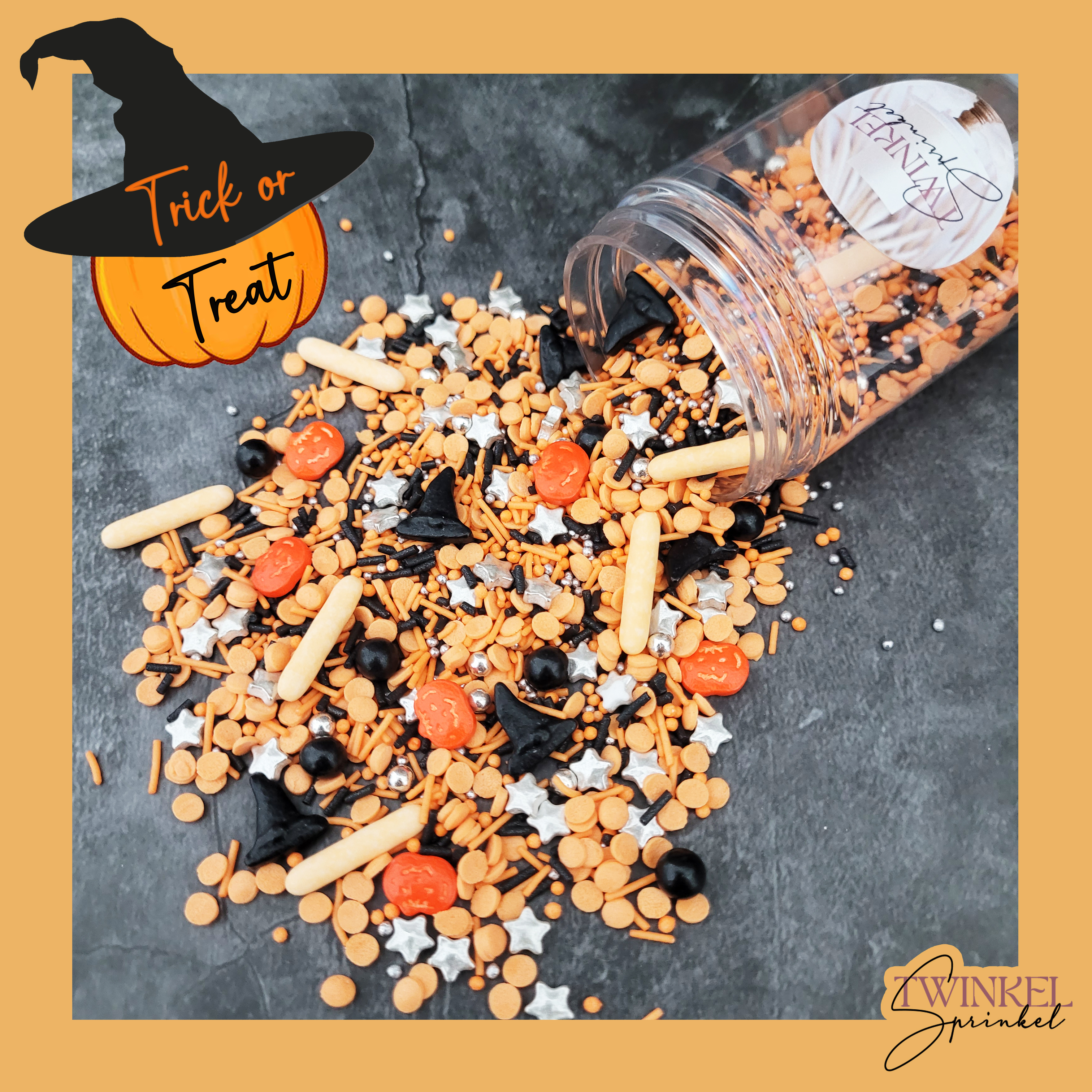 Trick or Treat sprinklemix - 70 gr 5 pcs revendeurs