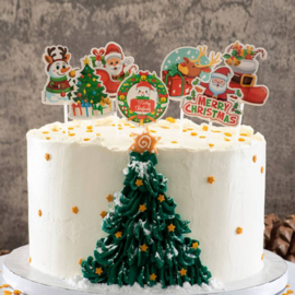 Cake Toppers Noël Azu - 48 pcs