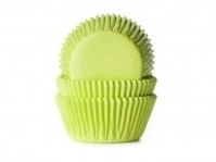 Cake cups  LIME GROEN-House of Marie 50 st