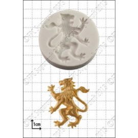 Rampant Lion (left) - Lion rugissant moule en silicone