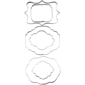 Plaque cut-outs (Wilton) set 6 st.