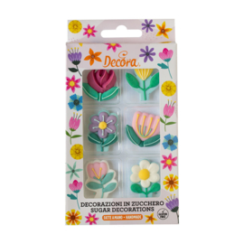 Lente suikerdecoratie - 6 st