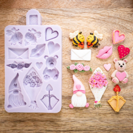 Miniatuur Valentijn Karen Davies silicone mould