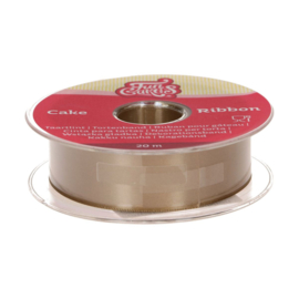 Taartlint Goud 25 mm x 20 m.