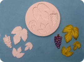FPC Sugarcraft Grape & Vine Leaves
