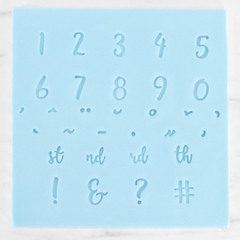 PME Fun Fonts Numero's et caractères speciaux - 31 pcs