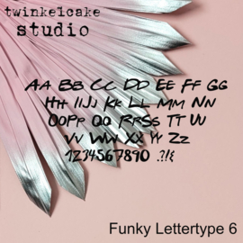 Funky lettertype 6