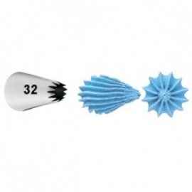 Wilton icing tip #032 Open star