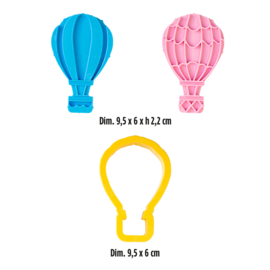 Luchtballon set cutter en 2 stamps