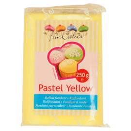 Fondant Pastel Yellow (jaune pastel) - 250 gr