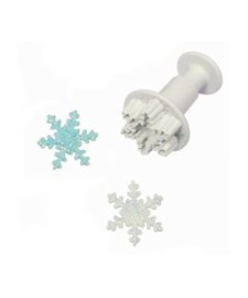 Emporte-pièce étoiles de neige mini jeu 3 pcs