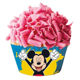 Mickey Mouse baking cups - 50 st (blauw/geel)