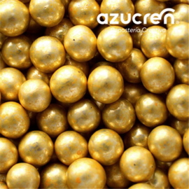 Zuckerperlen Metallic Gold 8 mm - 90 gr ohne E171