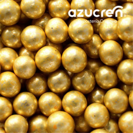 Perles en sucre Metallic Gold 8 mm E171 Free - 90 gr