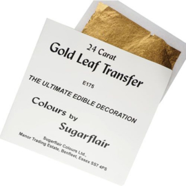 Bladgoud 24 Carat (eetbaar) Goldleaf Transfer