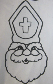 Saint Nicolas emporte-pièce tête