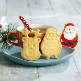Santa and Reindeer - 2 pcs