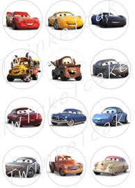 Cars Edible print cupcake 2