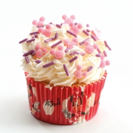 Cupcakepapiertjes Minnie Mouse