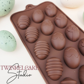 Eggs chocolate mould 15 images