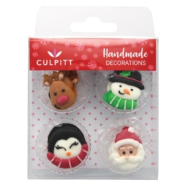 Christmas favorites suikerdecoratie - 12 st (culpitt)