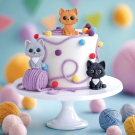 Katy Sue Easy Stand Cat silicone mould