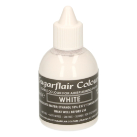 Sugarflair White Airbrush (blanc) - 60 ml