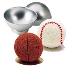 3D Sports ball wilton baking pan