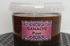 Ganache Puur chocolade klaar voor gebruik - 500 gr.