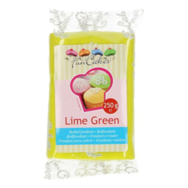 Suikerpasta Lime Green - 250 gr