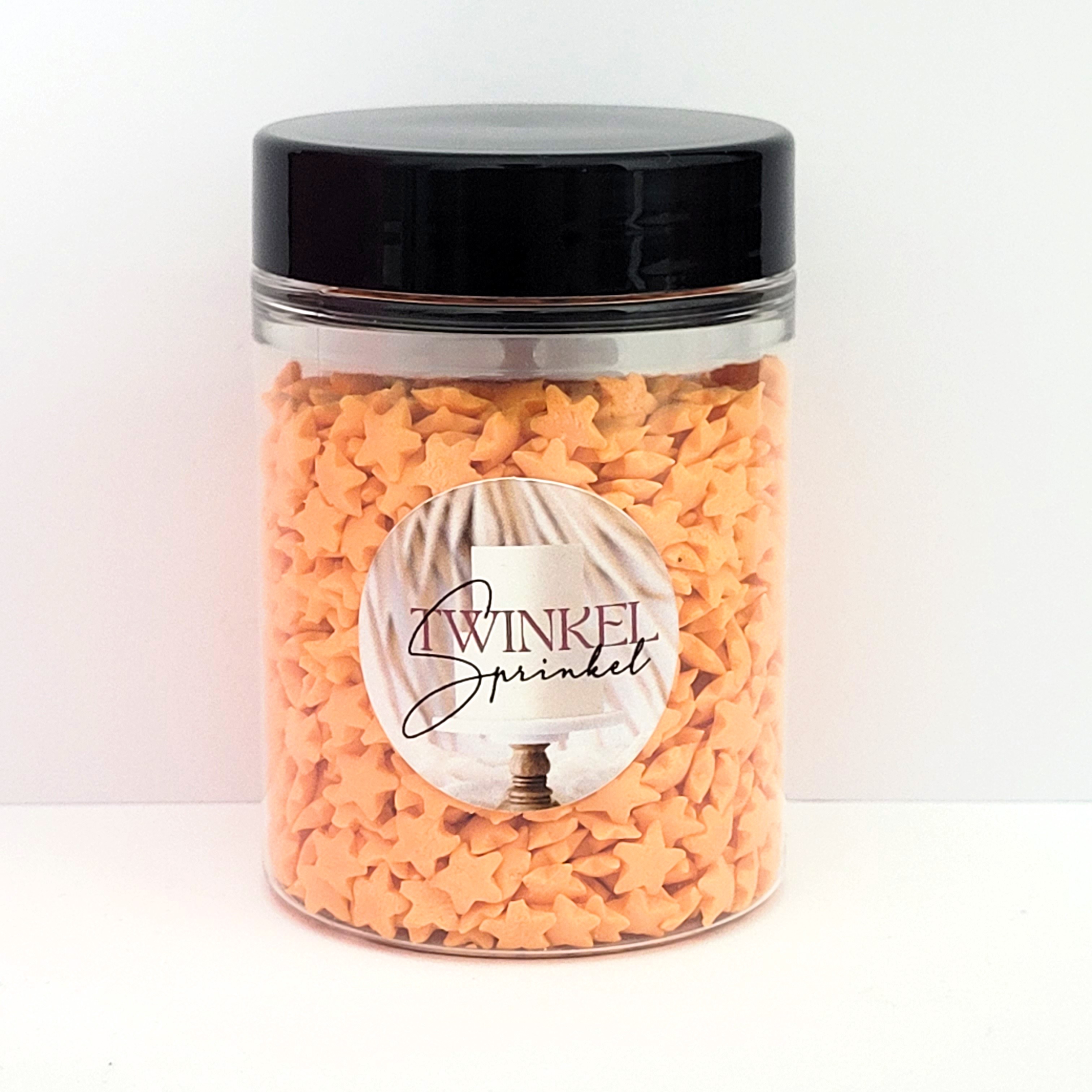 Twinkel Sprinkel Etoiles Oranges - 60 gr 5 pcs revendeurs