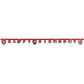 Happy Birthday Paw Patrol Banner