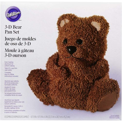Barcelona Defecte Kameel Wilton 3D Teddy Bear Large | 3D bakvormen | TWINKELCAKE