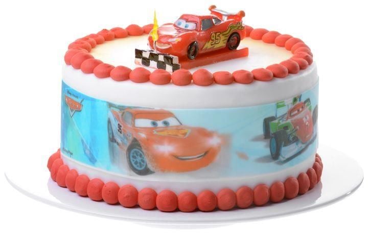 Bougie 3d Flash Mcqueen Cars Bougies Et Decoration Gateau En Plastique Twinkelcake