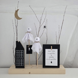 DIY pakket halloween plank