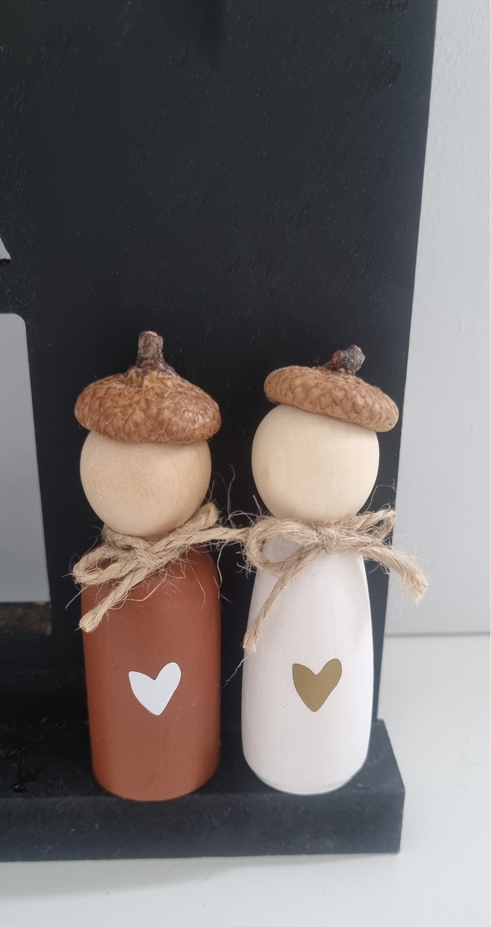 DIY houten poppetje herfst