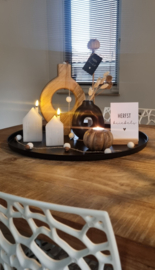Houten donut vaas DE LAATSTE