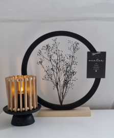DIY houten windlicht