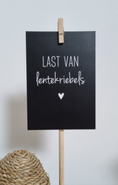 Last van lentekriebels (A6)