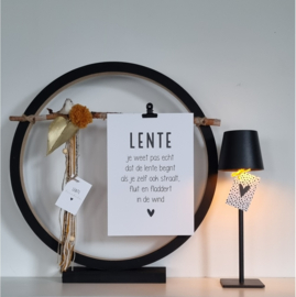 DIY houten ring lente