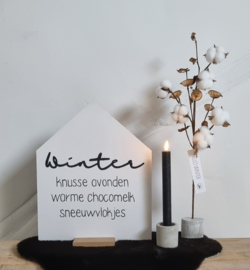 DIY winter huisje