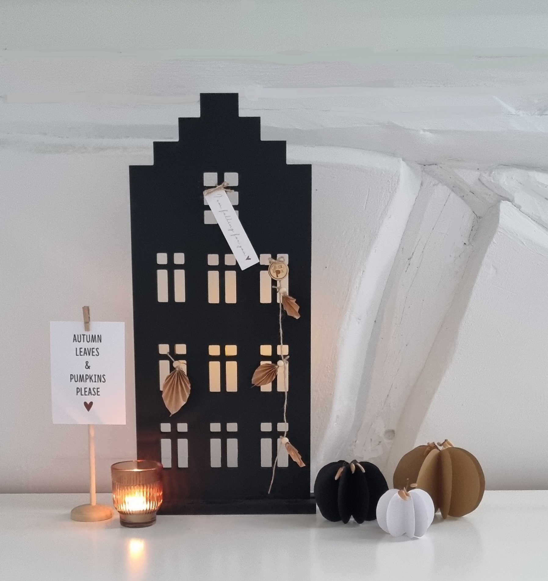 DIY herfst grachtenpand