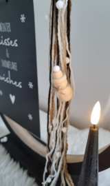 DIY winter houten ring