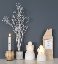 LED kaarsen set wit