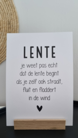 A4 kaart  lente