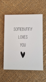 Somebunny loves you