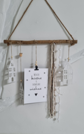 DIY winter decoratie tak