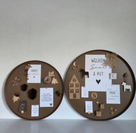 Magneetbord bruin